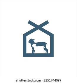  sheep logo design template , inspiration logo design.  