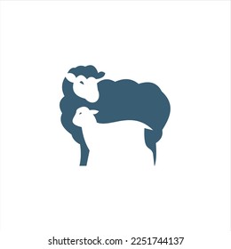  sheep logo design template , inspiration logo design.  