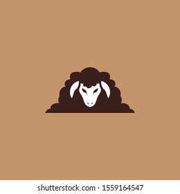 Sheep Logo Design Vector Template