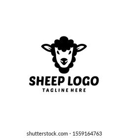 Sheep Logo Design Vector Template