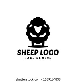 Sheep Logo Design Vector Template