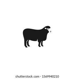 sheep logo design vector template