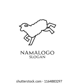 sheep logo icon design 