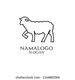 sheep logo icon design 