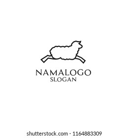 sheep logo icon design 