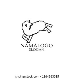 sheep logo icon design 
