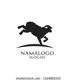 sheep logo icon design 