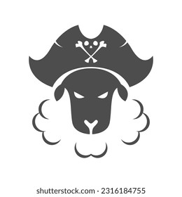 Sheep logo icon design illustration