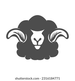 Sheep logo icon design illustration