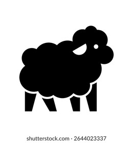 Logo de oveja. Diseño de iconos. Elementos de Plantilla