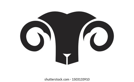 sheep logo icon design vector eps 10