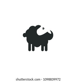 Sheep logo icon template