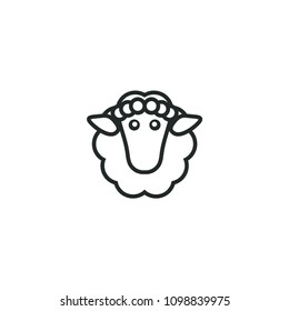 Sheep logo icon template