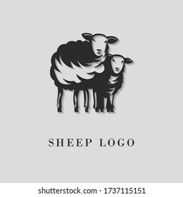 sheep logo ,symbol ,icon ,vector.