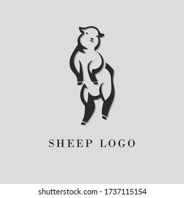 sheep logo ,symbol ,icon ,vector.