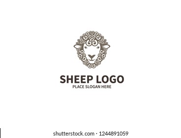 Sheep Logo Template