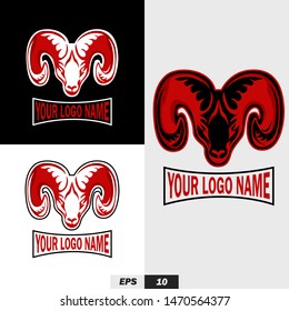 Sheep logo template for company or personal,Esport logo