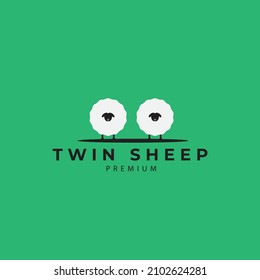 sheep logo vector icon symbol illustration design