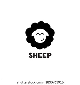 Sheep Logo Vector Illustration Design Stock Vector (Royalty Free ...