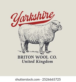 Sheep Logo Wool Vector Graphic