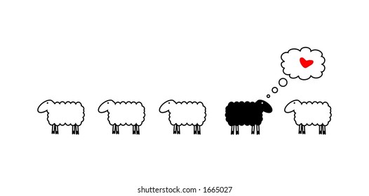 Sheep in love