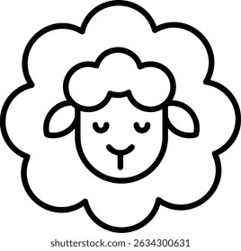 Sheep New Creative Icon Design Vector
