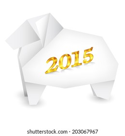  Sheep paper New Year s card