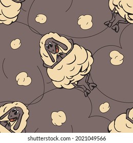 The Sheep pattern can be used for illustration or just used as a background. It can also be used everywhere in clothing and interior design.