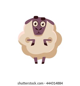 Sheep Standing Stunned