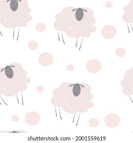 the sheep and tangles pattern