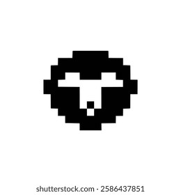 sheep with thick wool logo design