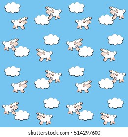 sheep, vector background