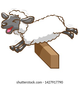 Sheep vector graphic design clipart