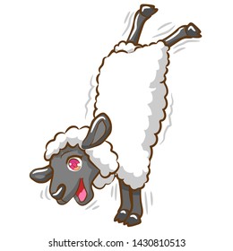 Sheep vector graphic design clipart