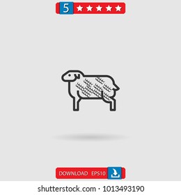 sheep vector icon