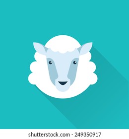 sheep vector icon