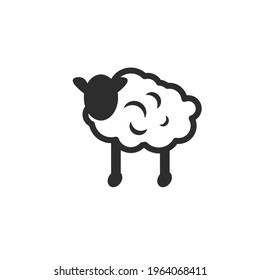 sheep vector icon illustration design template