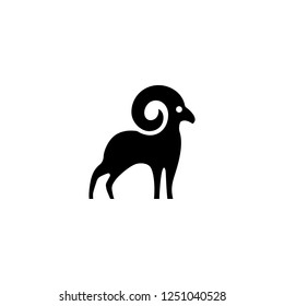 sheep vector icon. sheep sign on white background. sheep icon for web and app