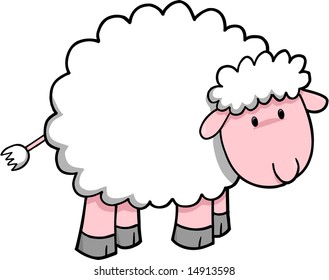 Sheep Vector Illustration