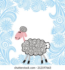 Sheep vector illustration