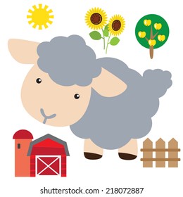 Sheep vector illustration