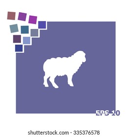 Sheep. Vector illustration