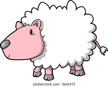 Sheep Vector illustration