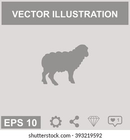 Sheep. Vector illustration