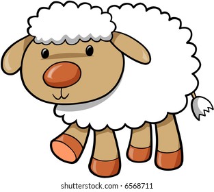 Sheep Vector Illustration