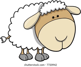 Sheep Vector Illustration