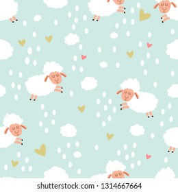 sheep vector pattern