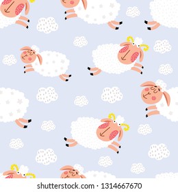 sheep vector pattern
