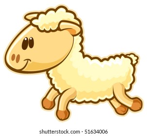 Sheep. Vector without gradients, great for printing.