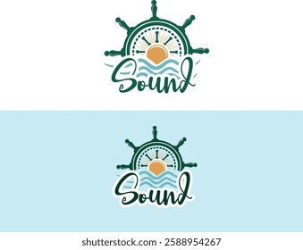 Sheep Weel logo design vector illustation 